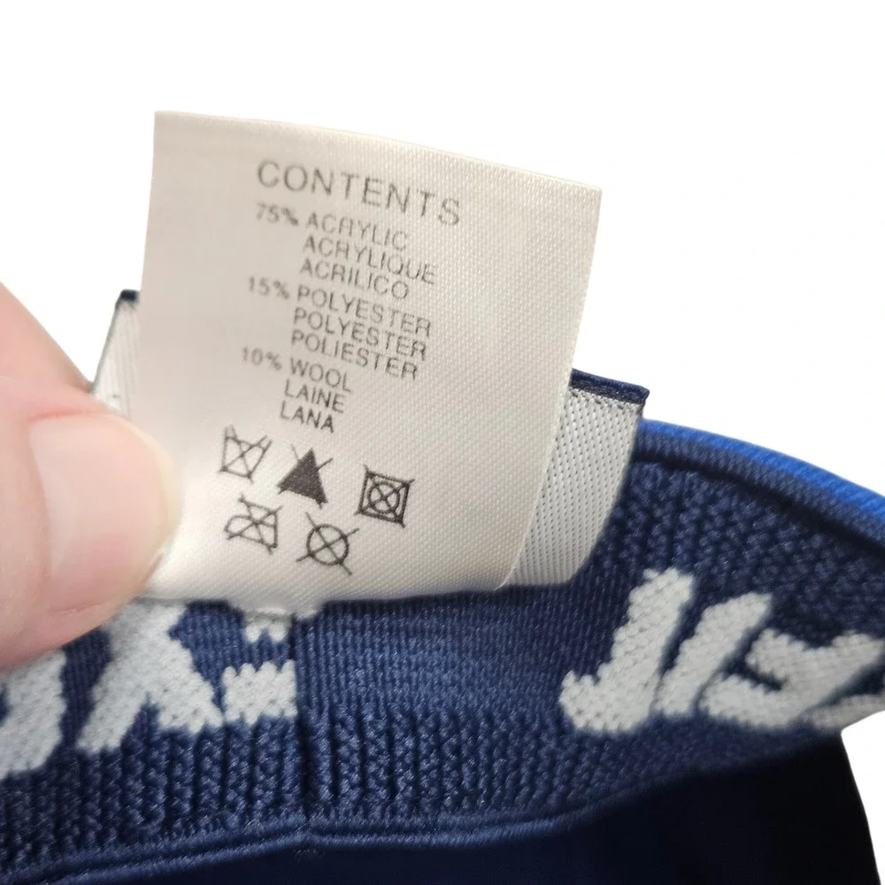 Kangol Racer Army Cap Kids S/M Blue White Stripe Flexfit Cadet Military Hat